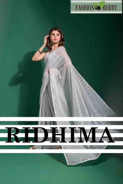 RIDHIMA BY FASHION BERRY PARTY WEAR SAREES MANUFACTURER IN INDIA